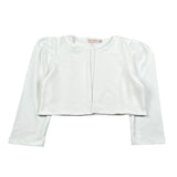 Please Coprispalle Tinta Unita per Bambina LG02042G73 BIANCO PLEASE 