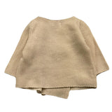 Cnd Cardigan Solid Color Cream For Baby Girl