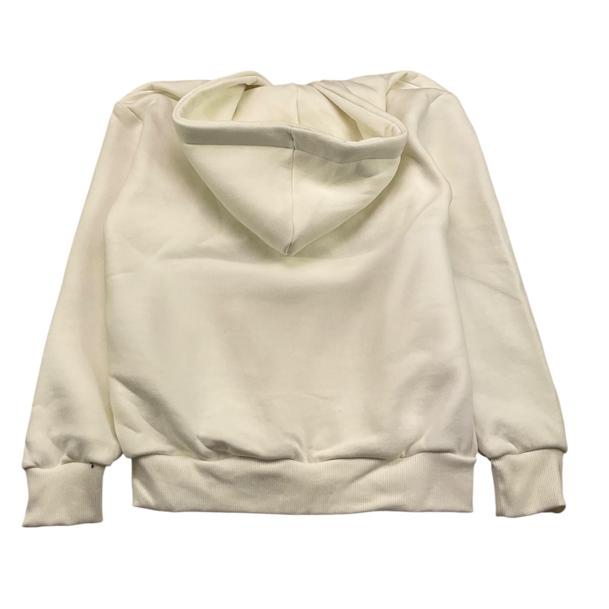 BRAND NAME felpa con zip e cappuccio tinta unita Bianco per Bambino BN1095S BIANCO BRAND NAME 
