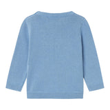 NAME IT maglia girocollo tinta unita con ricami Azzurro per Neonata 13231269 AZZURRO NAME IT 