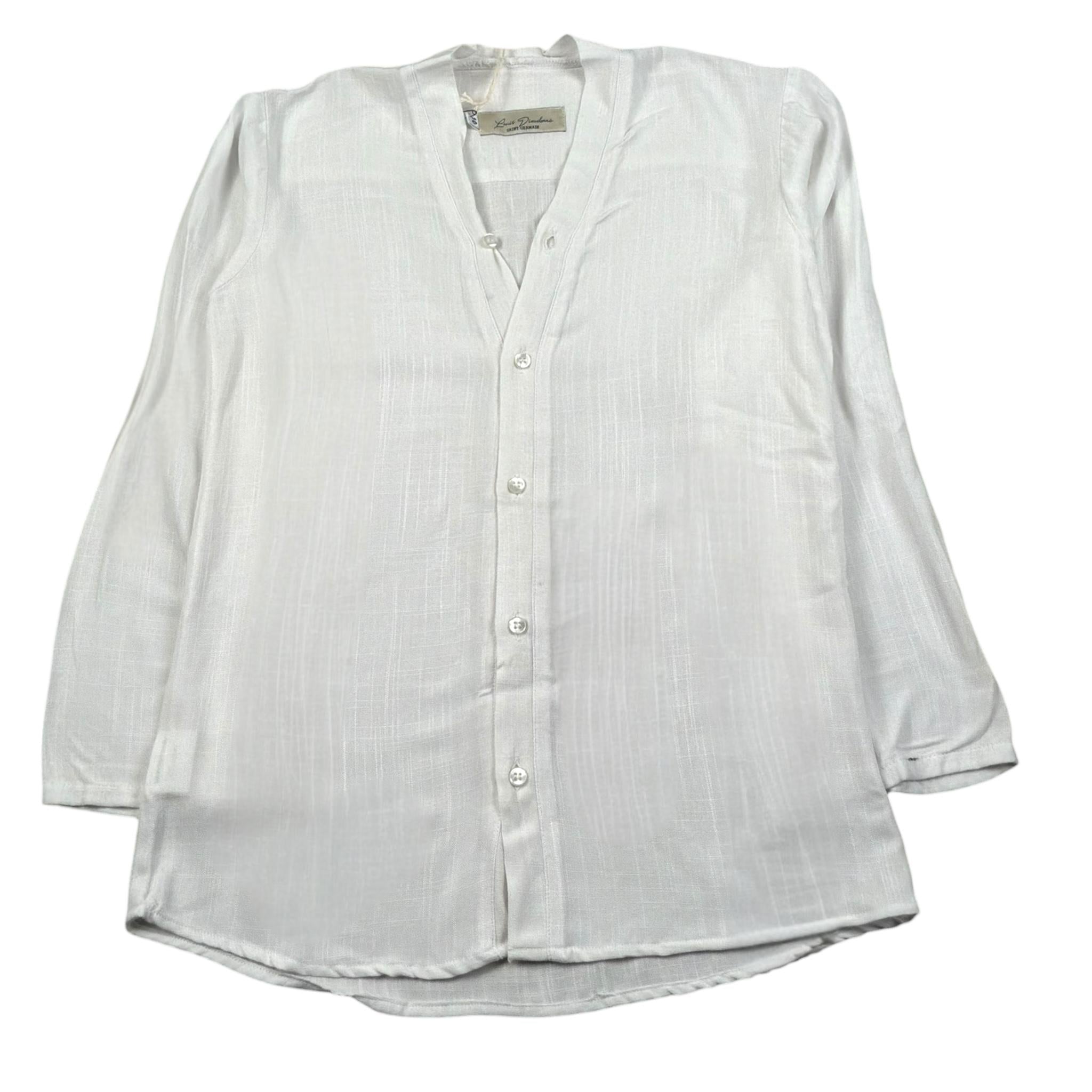 Louis Dieudonne' Camicia Manica Lunga Tinta Unita per Neonato TULELEGN BIANCO LOUIS DIEUDONNE' 