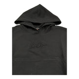 Liu Jo Felpa Chiusa Tinta Unita con Cappuccio E Logo per Bambina GA3037 NERO LIU JO 