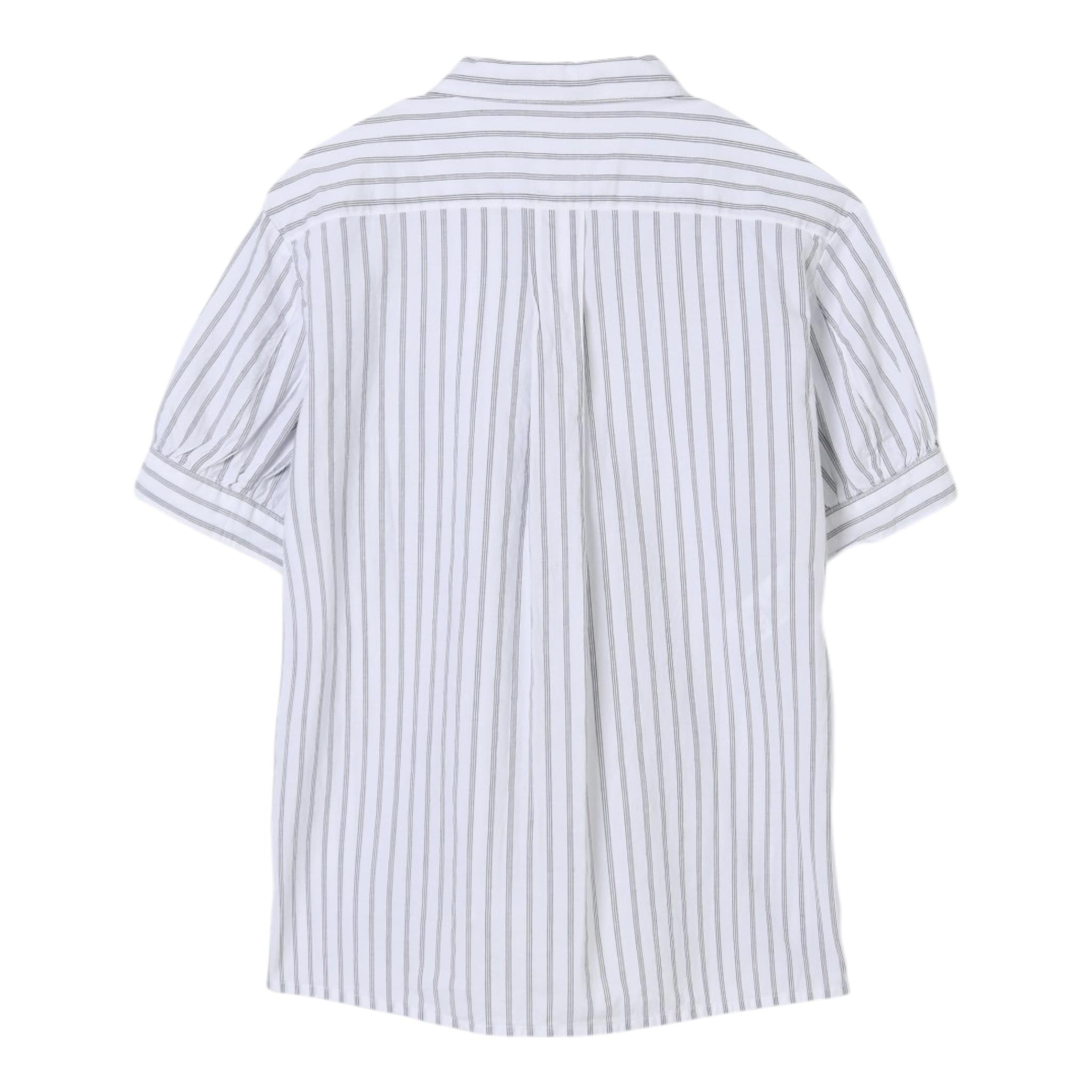 Aspesi Camicia Mezza Manica Tinta Unita Fantasia A Righe per Bambina S25044CLC6065X BIANCO ASPESI 