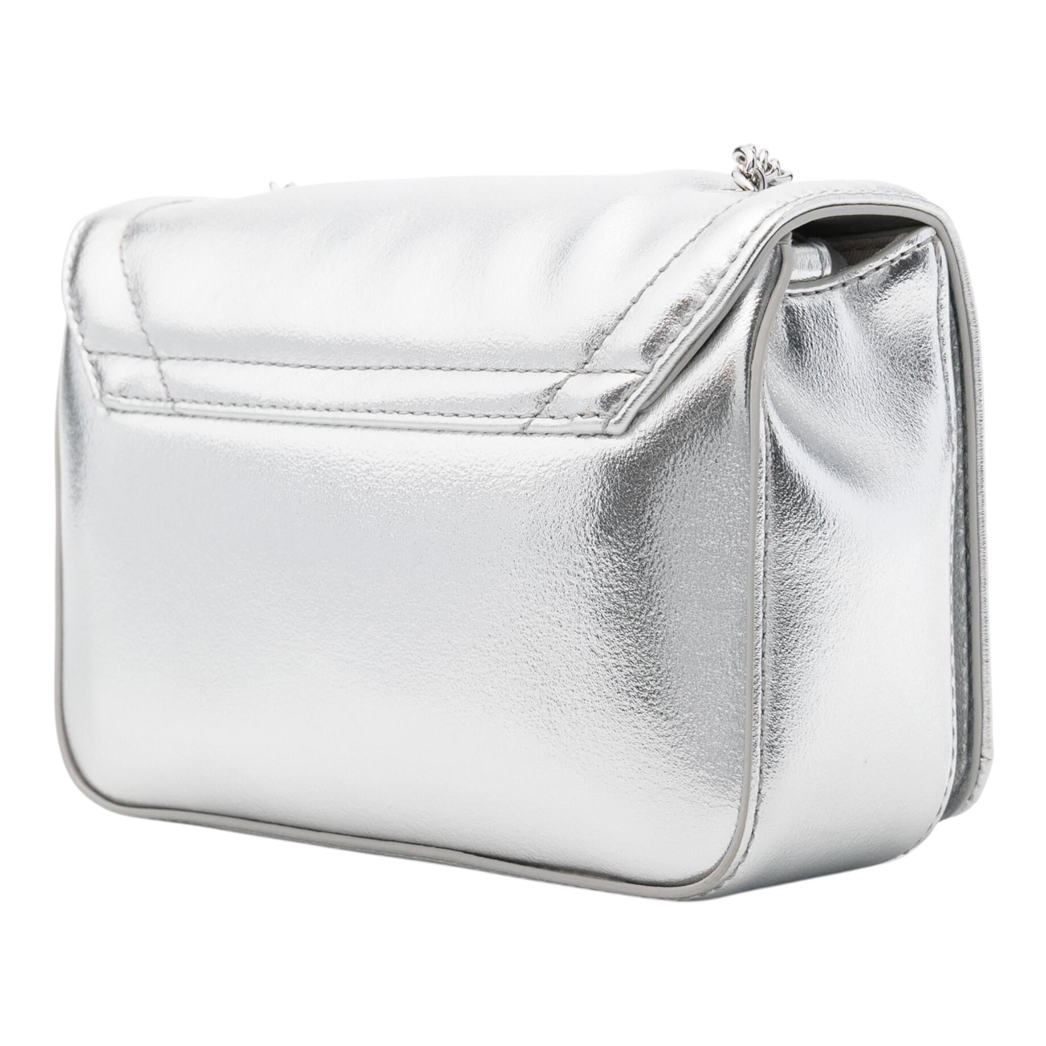 TWINSET borsa tinta unita cn tracolla Argento per Bambina 242GJ8020X ARGENTO TWINSET 