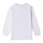 SARABANDA shirt girocollo tinta unita con stampa Bianco per Bambino 0A132 BIANCO SARABANDA 