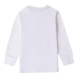SARABANDA shirt girocollo tinta unita con stampa Bianco per Bambino 0A132 BIANCO SARABANDA 