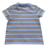 Trussardi T-Shirt Girocollo Fantasia A Righe per Neonata TIP26110TS AZZURRO TRUSSARDI 