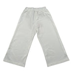 Please Pantalone Tinta Unita Modello Palazzo per Bambina JB29012G73JJ PANNA PLEASE 