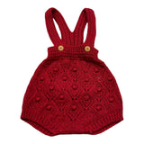 WEDOBLE pagliaccetto tinta unita cn bretelle Rosso per Neonata I2410305 ROSSO WEDOBLE 