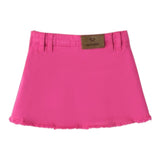 Sarabanda Gonna Tinta Unita con Girovita Regolabile per Bambina 0B226X FUXIA SARABANDA 