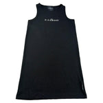 John Richmond Abito Giromanica Tinta Unita con Logo per Bambina RGP26003VE NERO JOHN RICHMOND 