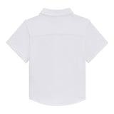 Boss Camicia Mezza Manica Tinta Unita per Neonato J52092XXN BIANCO BOSS 