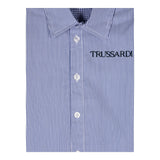 TRUSSARDI camicia manica lunga fantasia  a righe Bianco/azzuro per Neonato TIA24171CAN BIANCO/AZZURRO TRUSSARDI 
