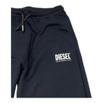 DIESEL pantalone tuta tinta unita con stampa Nero per Bambino 00J4X8 NERO DIESEL 