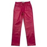 JOHN RICHMOND pantalone in ecopelle tinta unita con girovita regolabile Fuxia per Bambina RGA25226PA FUXIA JOHN RICHMOND 