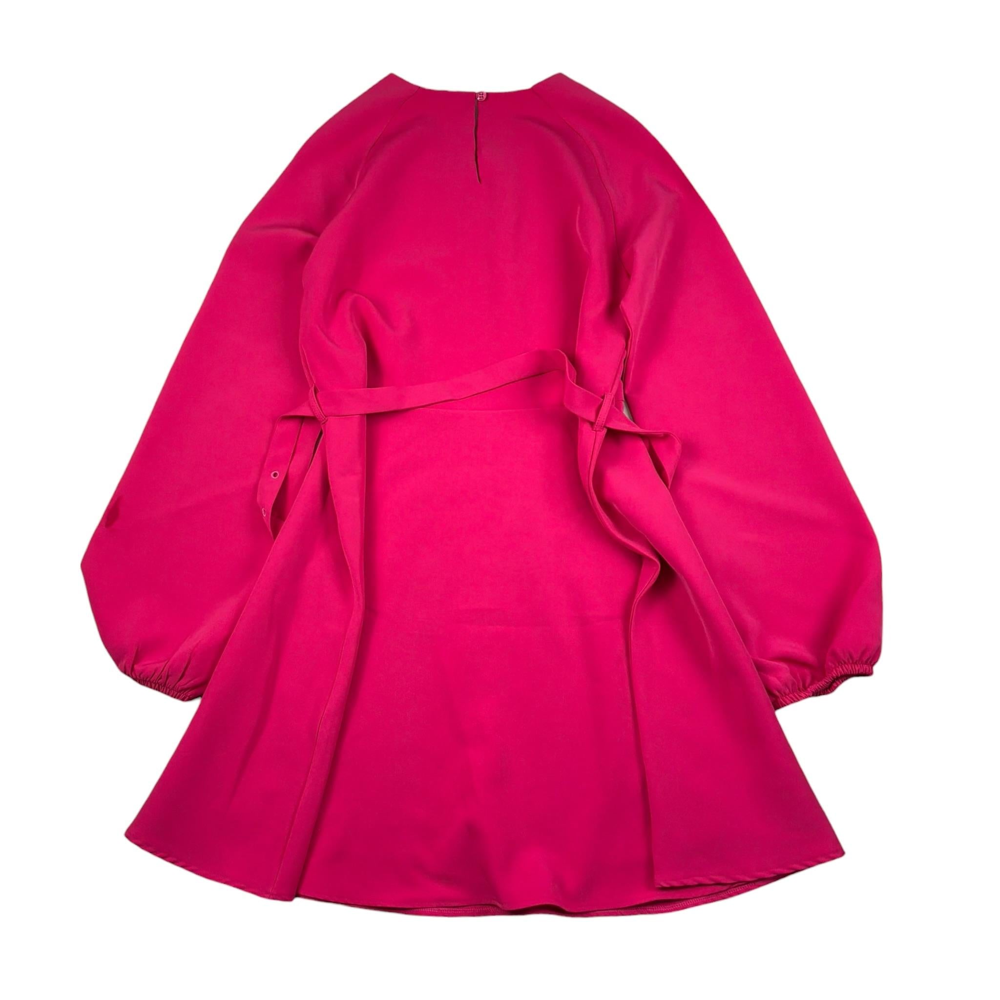 Pinko Abito Manica Lunga Tinta Unita con Cinturno per Bambina F3PIJGDR185 FUXIA PINKO 