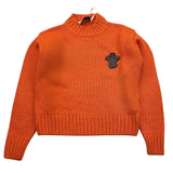 ERMANNO SCERVINO maglia tinta unita con applicazione Arancione per Bambina SFMA001 ARANCIONE ERMANNO SCERVINO 