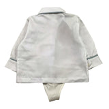 LA STUPENDERIA camicia body tinta unita manica lunga Bianco per Neonato CCCM51 BIANCO LA STUPENDERIA 