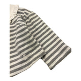 LE BEBE' maglia tinta unita con colletto e fantasia a righe Bianco per Neonata LBG6071 BIANCO LE BEBE' 