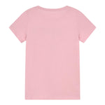 Guess T-Shirt Tinta Unita Girocollo con Stampa per Bambina H73I56K8HM0 ROSA GUESS 
