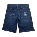 Guess Bermuda In Denim Tinta Unita con Girovita Regolabile per Bambino N5RD00D46T0 BLU GUESS 
