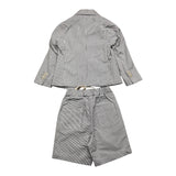 Sp1 Complete 2 Piece Ceremony Solid Color Jacket-Bermuda Blue For Boy