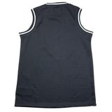 Diadora Solid Color Crew Neck Tank Top With Black Logo Print For Boys