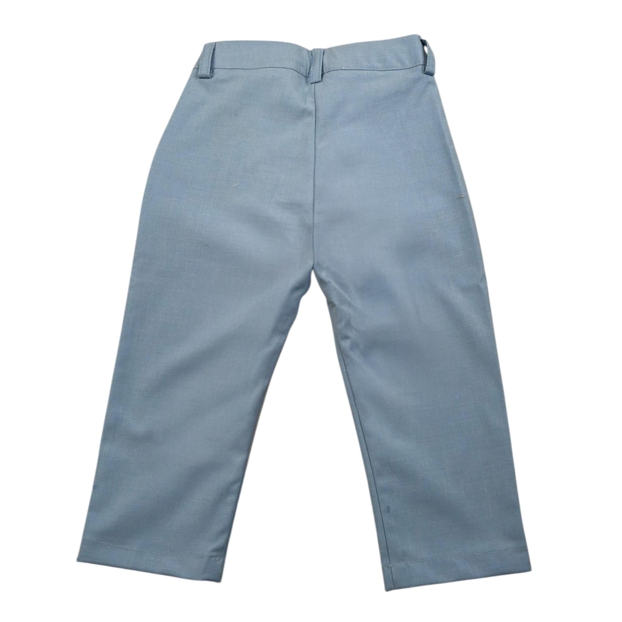 Daniele Alessandrini Pantalone Tinta Unita con Girovita Regolabile per Neonato 1295P00006 AZZURRO DANIELE ALESSANDRINI 