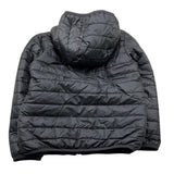 Emc Giubbino Tinta Unita con Cappuccio E Zip per Bambina AV1156 NERO EMC 