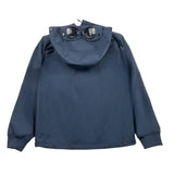 CP Company Plain Jacket With Zip And Hood Blue For Boys