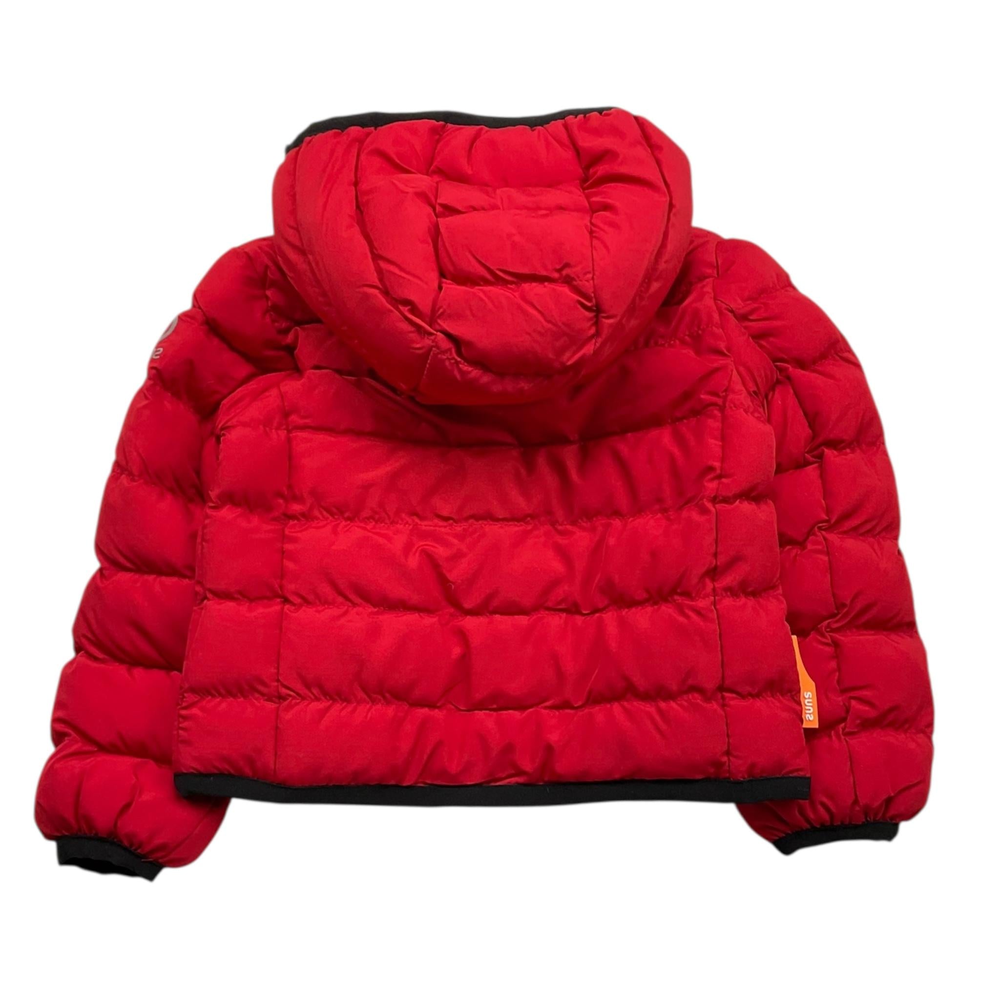 SUNS  giubbino tinta unita con cappuccio e zip Rosso per Neonato GBS5304UB ROSSO SUNS 