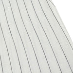 Petit Indi Pantalone Tinta Unita con Fantasia A Righe per Neonato SS25BK8225X BIANCO PETIT INDI 