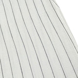 Petit Indi Pantalone Tinta Unita con Fantasia A Righe per Neonato SS25BK8225X BIANCO PETIT INDI 