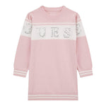 GUESS abito manica lunga girocollo cn logo paillettato Rosa per Bambina K4YK017Z3GW0 ROSA GUESS 