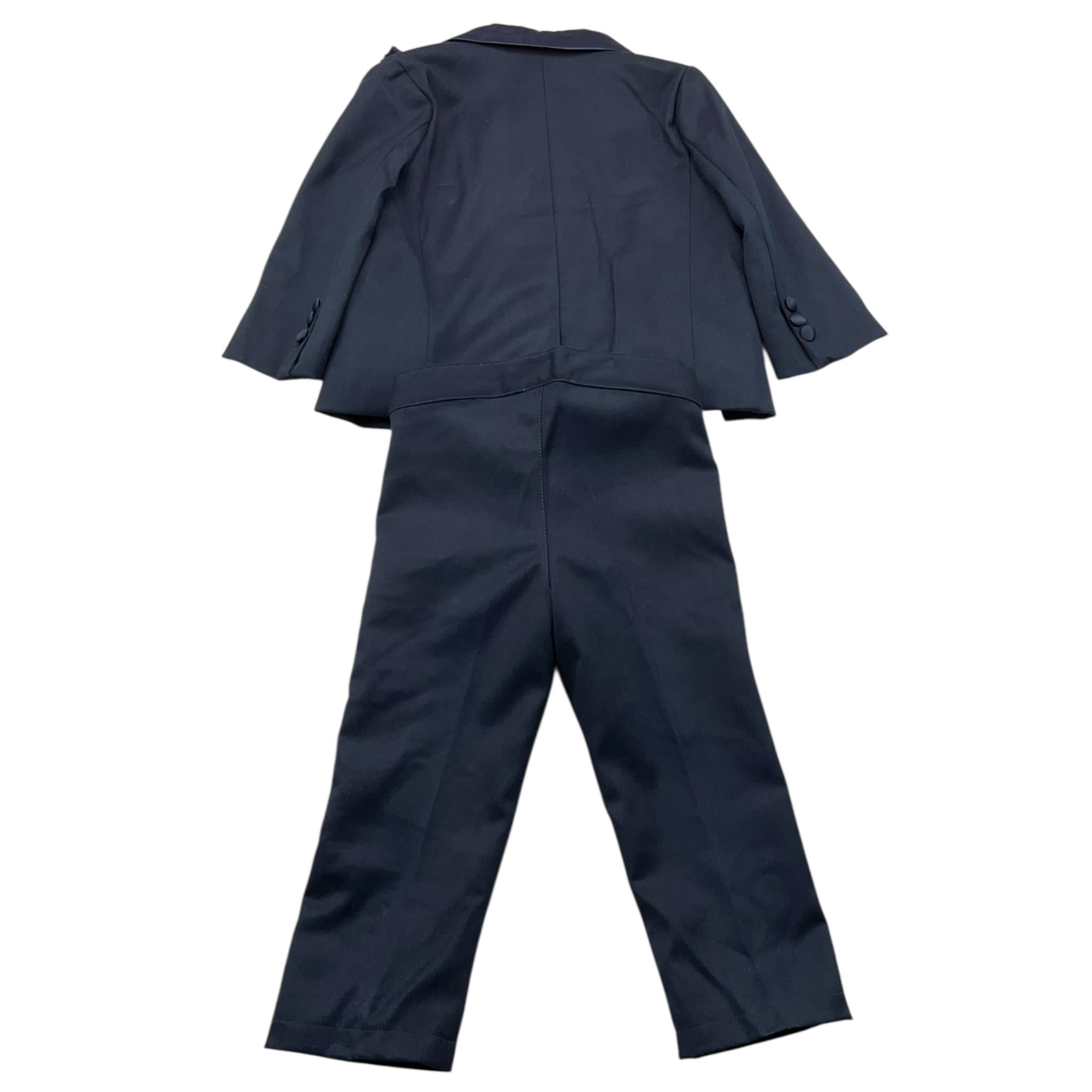 ALETTA completo 5 pezzi giacca-camicia-pantalone-papillon-cintura Blu per Neonato M210692 BLU ALETTA 