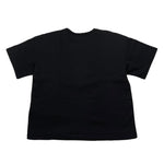 Calvin Klein T-Shirt Girocollo Tinta Unita con Logo per Bambina IG0IG02801 NERO CALVIN KLEIN 