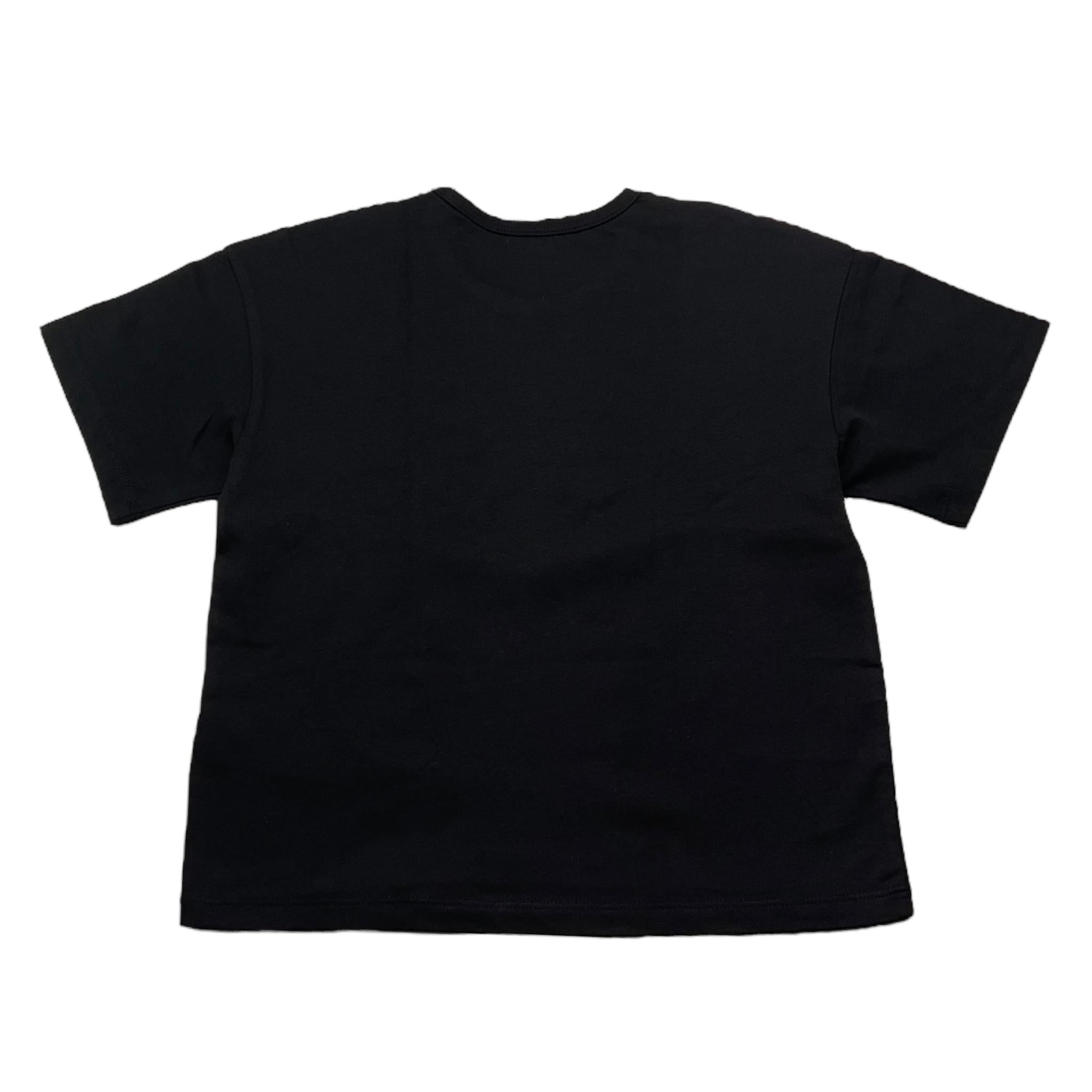 Calvin Klein T-Shirt Girocollo Tinta Unita con Logo per Bambina IG0IG02801 NERO CALVIN KLEIN 