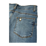 Liu Jo Jeans Tinta Unita con Girovita Regolabile per Neonata KA5067NX BLU LIU JO 