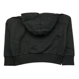 ICEBERG felpa chiusa con cappuccio tinta unita con stampa logo Nero per Bambina MFICE5336J NERO ICEBERG 
