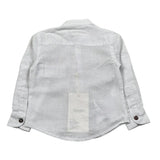 Siviglia Camicia Manica Lunga Tinta Unita con Collo Coreano per Neonato SVNSH17275 BIANCO SIVIGLIA 
