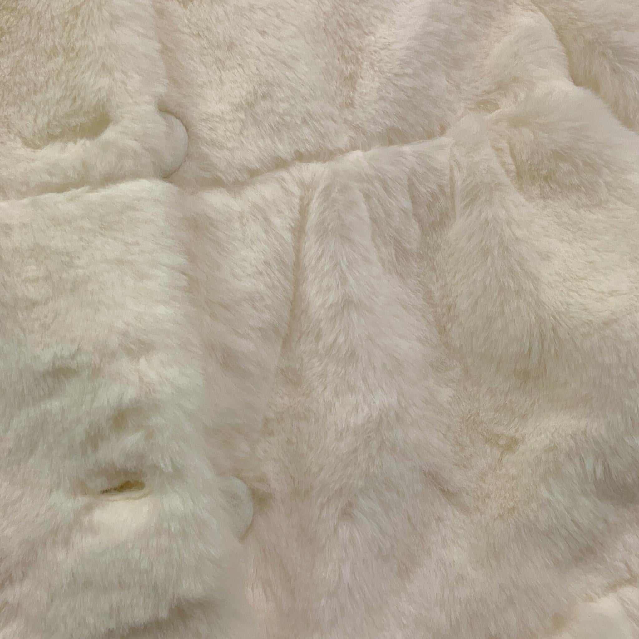 LALALU' cappotto tinta unita pelliccia Panna per Bambina CAPLJ PANNA LALALU' 