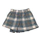 MAYORAL short tinta unita con fantasia scozzese Azzurro per Bambina 4909 AZZURRO MAYORAL 