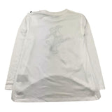 TRUSSARDI shirt girocollo tinta unita con stampa in contrasto Bianco per Bambina TGA25040TS BIANCO TRUSSARDI 