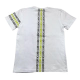 Datch T-Shirt Crew Neck Solid Color With Print White For Boys
