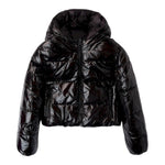 SARABANDA giubbino reversibile tinta unita con zip e cappuccio Nero per Bambina A623 NERO SARABANDA 