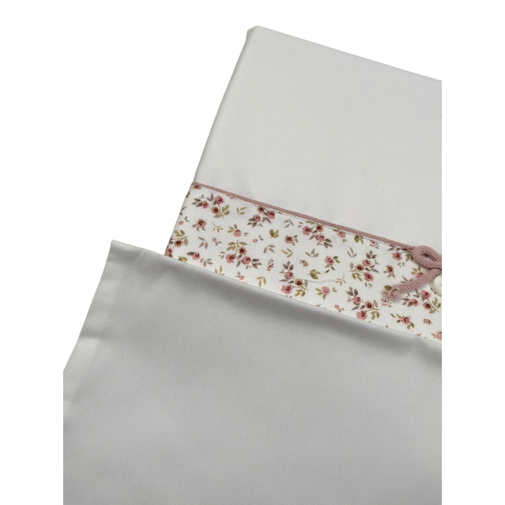 Barcellino Set Lenzuola 3 Pezzi Tinta Unita per Neonata 10085 BIANCO BARCELLINO 