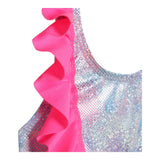 Billieblush 2-Piece Costume Bandeau-Brief Solid Color Silver for Girls