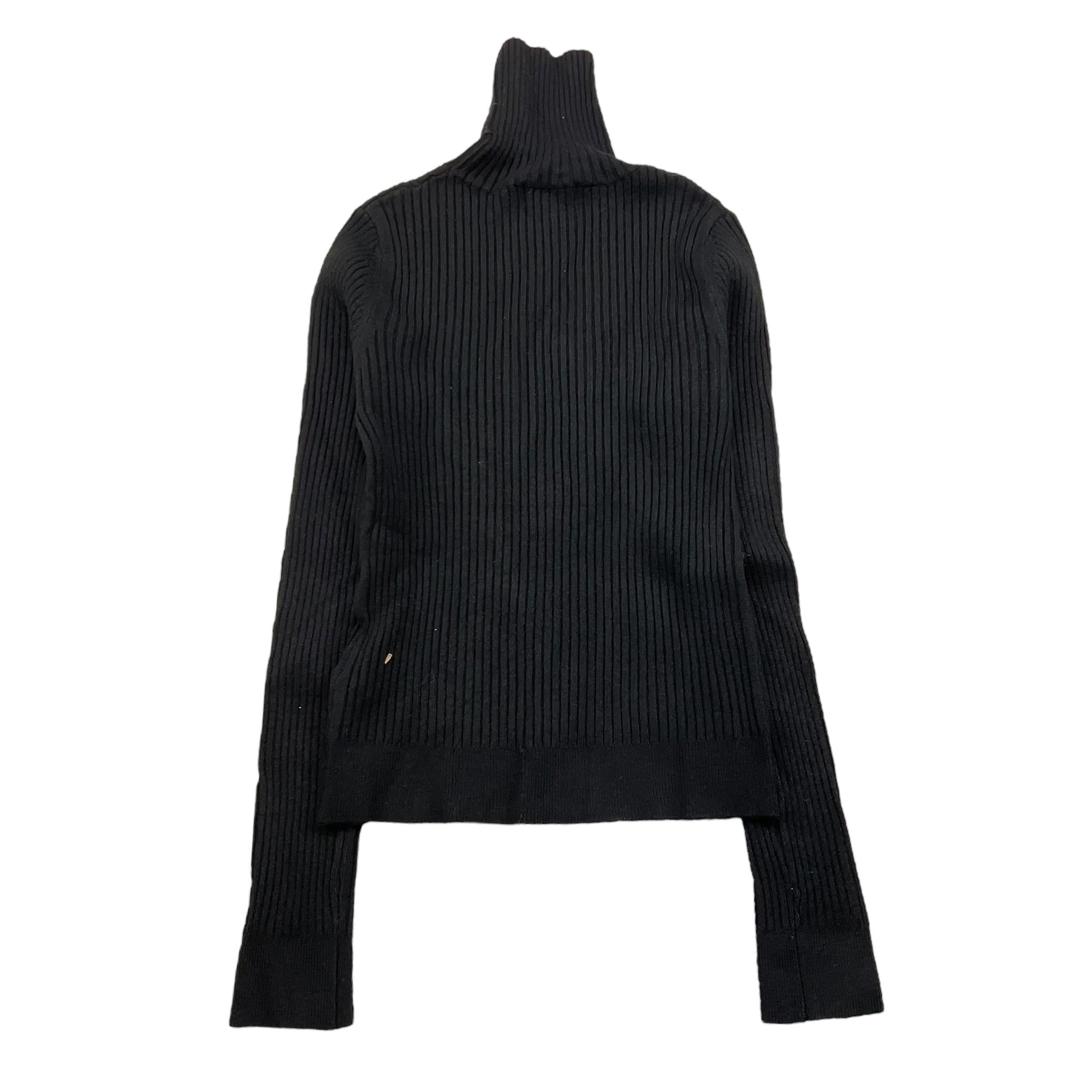 PLEASE maglia collo alto tinta unita Nero per Bambina NB78230G66 NERO PLEASE 