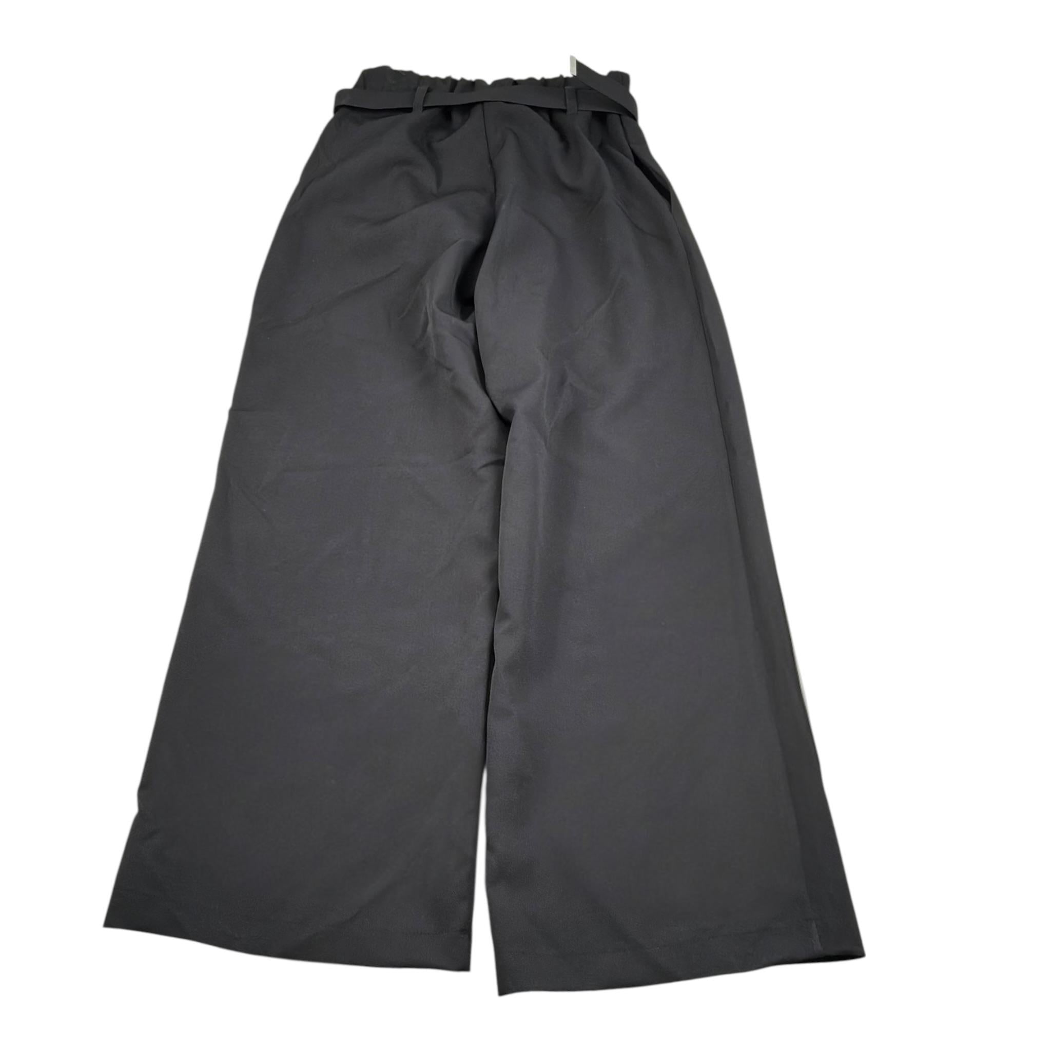 Lu Lu By Miss Grant Pantalone tinta unita Modello A Palazzo Nero per Bambina LL3519 NERO LU LU BY MISS GRANT 
