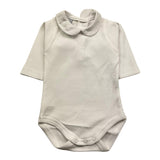 BABIDU body manica lunga tinta unita Bianco per Neonato BODY3 BIANCO BABIDU 